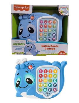 Baleia Conta Comigo Fisher-Price - Mattel HJR74 - Sons e Fala