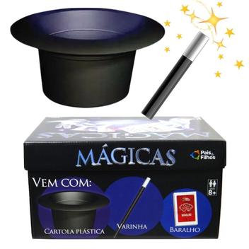 Jogo de magica infantil iniciantes com cartas pais e filhos - Jogos de  Cartas - Magazine Luiza