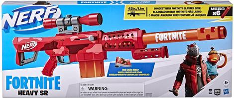 Brinquedo Lançador De Dardos Nerf Fortnite Sniper Pesada' - Hasbro -  Lançadores de Dardos - Magazine Luiza