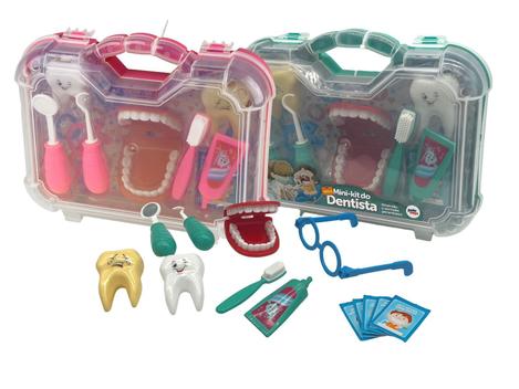 Kit Dentista Infantil Maleta De Brinquedo Completo Montável