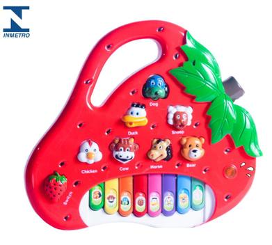 Teclado Musical Infantil Pianinho Musicas Bichos Moranguinho - Carrefour