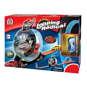 Super Pista De Carrinho Pista De Velocidade Looping 360° Brinquedo Infantil  Radical Lugo no Shoptime