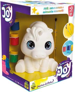 Boneco de Brinquedo Infantil Original Joy Dupla Cachorro E Gato Para Pintura  Samba Toys - Koisas & Koisinhas