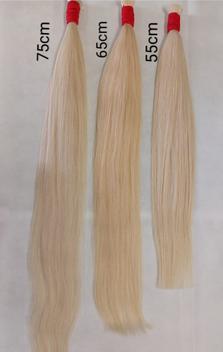 Cabelo Humano Vietnamita Loiro Mesclado 55cm-100g Mega Hair