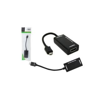 Cabo Adaptador V8 Micro Usb Para Hdmi Mhl Compativel Samsung Lg Sony FLY ACE Micro USB Magazine Luiza