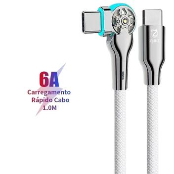 Cabo De Dados Do Carregador Super Rápido PD Tipo C Para 180 Rotação ...