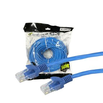 Cabo de Rede Cat6 até 1 Gigabit 1000Mbps 50 Metros com RJ45 - X-CELL ...