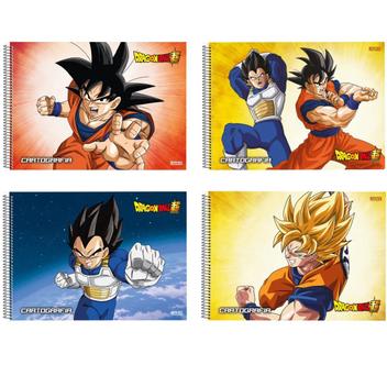 Caderno Espiral 1 Matéria Goku Super Saiyajin Dragon Ball - São Domingos -  Caderno - Magazine Luiza