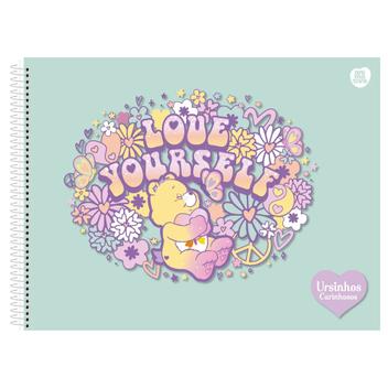Caderno de Desenho Ursinhos Carinhosos - Love - 60 Folhas - São ...