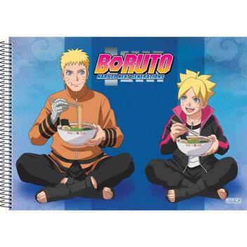 Caderno Desenho Boruto/Naruto Grande Capa Dura 60 Folhas SD - SD Inovaçoes  - Caderno de Desenho - Magazine Luiza
