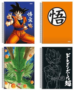 Caderno Espiral 1 Matéria Goku Super Saiyajin Dragon Ball - São Domingos -  Caderno - Magazine Luiza