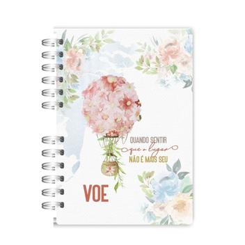 Caderno Quando sentir que o lugar não é mais seu, VOE 15x21cm - Mel'art ...