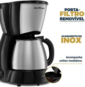 Cafeteira Elétrica Britânia Inox 110v - Bcf32b