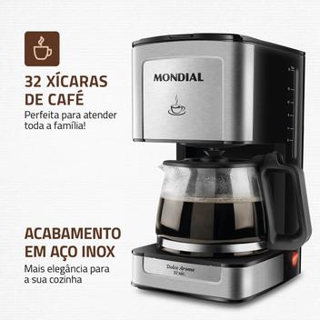 Cafeteira Elétrica Mondial Dolce Arome Preto 110v - C-44-32x-si