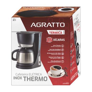 Cafeteira Elétrica Agratto Thermo Preto 110v - Cet25