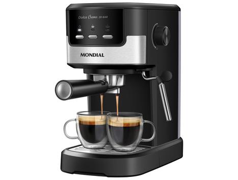 Cafeteira Expresso Mondial Dolce Crema Preto 220v - C-20-ec