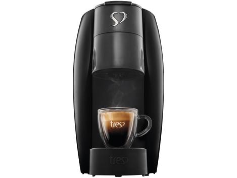 Cafeteira Expresso Tres Lov Brilhante Preto 220v - G1 Lov