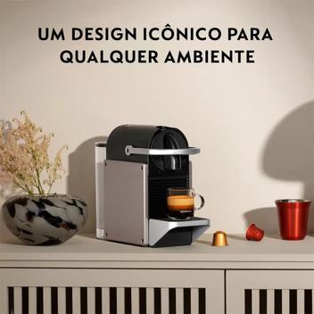Cafeteira Expresso Nespresso Pixie Redesign Titânio 110v - C62brtine