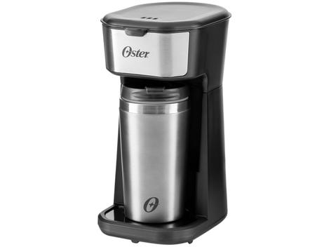 Cafeteira Elétrica Oster 2day Inox 2 em 1 Preto 220v - Ocaf200