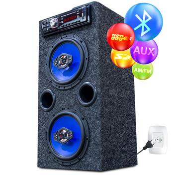 Caixa Residencial Bob 6x9 Ativa Bluetooth Usb Sd Aux 360w - OESTESOM -  Caixas de Som - Magazine Luiza