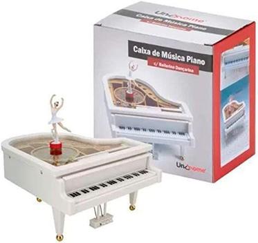 GARNECK Caixa de música de piano em miniatura com banco, caixa de melodia  para piano, decoração de casa (preta) : : Brinquedos e Jogos