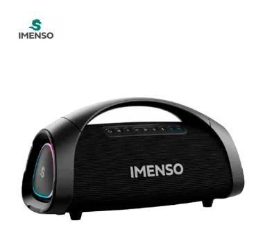Caixa De Som Imenso X73 200w Rms 30000mah Rgb Ipx6 Com 2 Mic