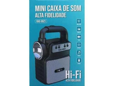Caixa de Som Inova Preto Rad-8621