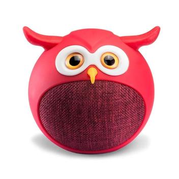 Caixa de Som Tectoy Vermelho Coruja Juju