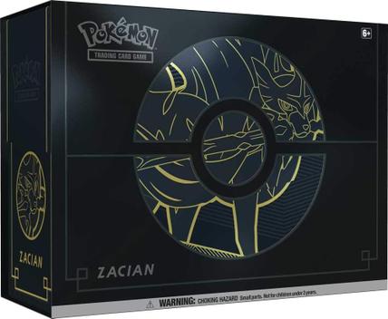 エリートトレーナーボックス Zacian & Zamazenta Caixa de treinamento Pokémon TCG Sword & Shield Elite com Zacian
