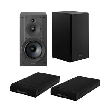 Caixas de Som de Estante Sony SS-CS5M2 3 Vias com Almofadas de