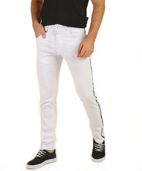Cal a Masculina Sarja Skinny Calca Jeans Masculina Rock Soda