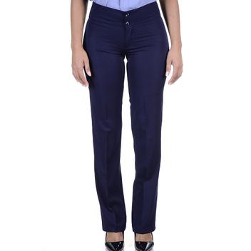 Calça Social Feminina para Uniformes de Two Way - Azul Marinho - Blink ...