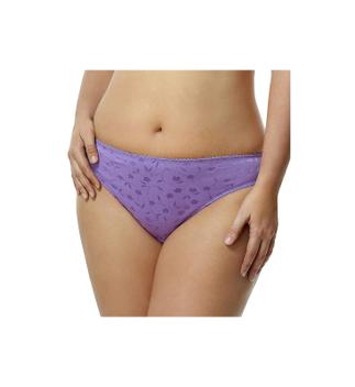 Elila Jacquard Panty in Lilac