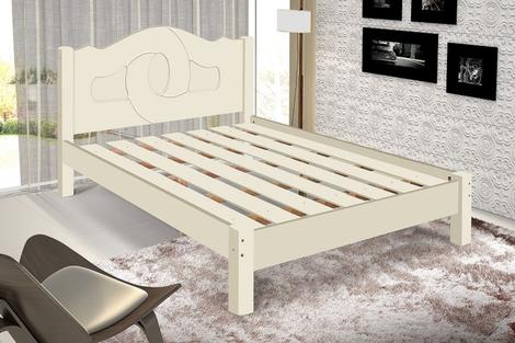 Cama Casal Com Estrado Em MDF Mocaccino Carmolar - Cama de Casal - Magazine  Luiza