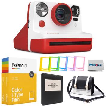 Câmera de filme instantâneo Polaroid Now 2ª geração I-Type Red