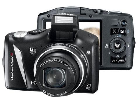 Câmera Digital Canon PowerShot SX130IS 12.1MP - LCD 3 Zoom 12x