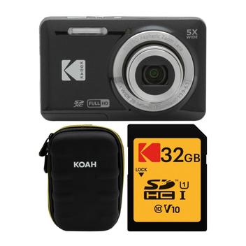 Câmera digital KODAK PIXPRO Friendly Zoom FZ55 preta - Câmera Semi