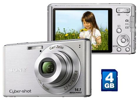 Câmera Digital Sony Cyber-Shot DSC-W530 14.1MP - LCD 2,7 Zoom