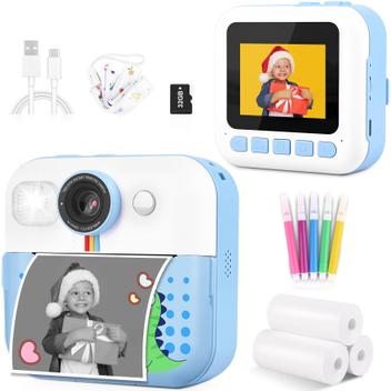 Camara Fotos Infantil Instantanea,LETSHAHA 1080P 20MP 10X 2.4 Pulgada Camara de Fotos Instantaneas con 32 GB Tarjeta y Tres Rollos de Papel para Impresora, Regalos para Niños de Entre 5 y 12 Camara Fotos Infantil Instantanea,LETSHAHA 1080P 20MP 10X 2.4 Pulgada Camara de Fotos Instantaneas con 32 GB Tarjeta y Tres Rollos de Papel para Impresora, Regalos para Niños de Entre 5 y 12
