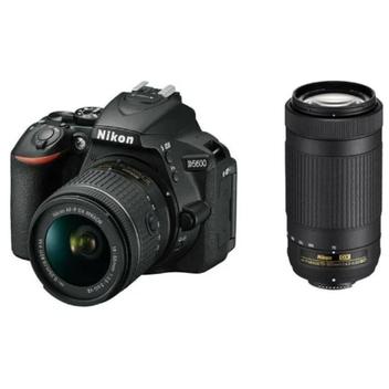 Camera Nikon D5600 Kit 18-55 Vr + 70-300 - Câmera Semi e