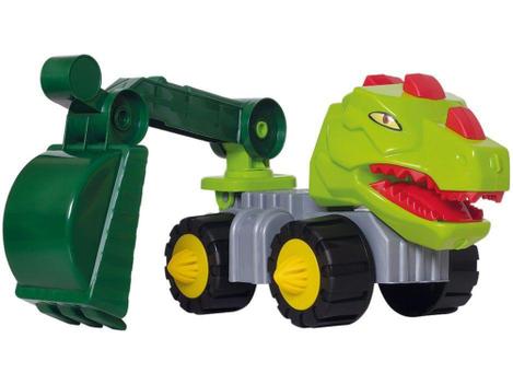 4pcs/1pcs kids Brinquedo De Construção Dinossauro Desenho De Carro  Escavadeira Caminhão De Basculante , Educativo diy Infantil