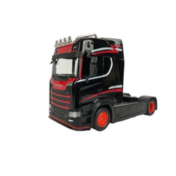 Camion Scania 770S In Scala 1:43 Bburago (18-31468) Con E-bach, Modello In Metallo