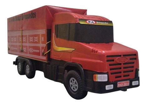 Caminhão Truck Baú Coca Cola Madeira E Plastico Brinquedo 26x70cm - P.A  Brinquedos - Caminhões, Motos e Ônibus de Brinquedo - Magazine Luiza