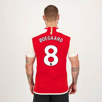 Camisa Adidas Arsenal Home 2024 8 Odegaard - Camisa de Time