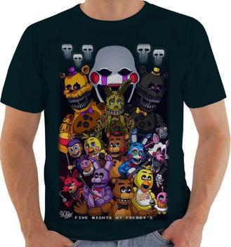 Camisa Camiseta 832 - Five Nights At Freddy's' Freddy Fazbear ' - Primus -  Camiseta Feminina - Magazine Luiza