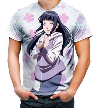 Camiseta Infantil Hinata Hyuga Personalizada