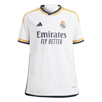 Camisa I Real Madrid - 23/24 Adidas Juvenil Preta