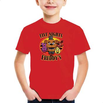 Camisa Infantil Five Night Freddy Pizza Fazbear 100% Algodão - Asulb -  Camisa Feminina - Magazine Luiza