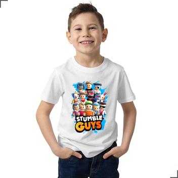 Camisa Infantil Stumble Guys Jogo Desenho Videogame Player - Asulb