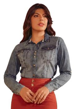 Camisa jeans sale via tolentino